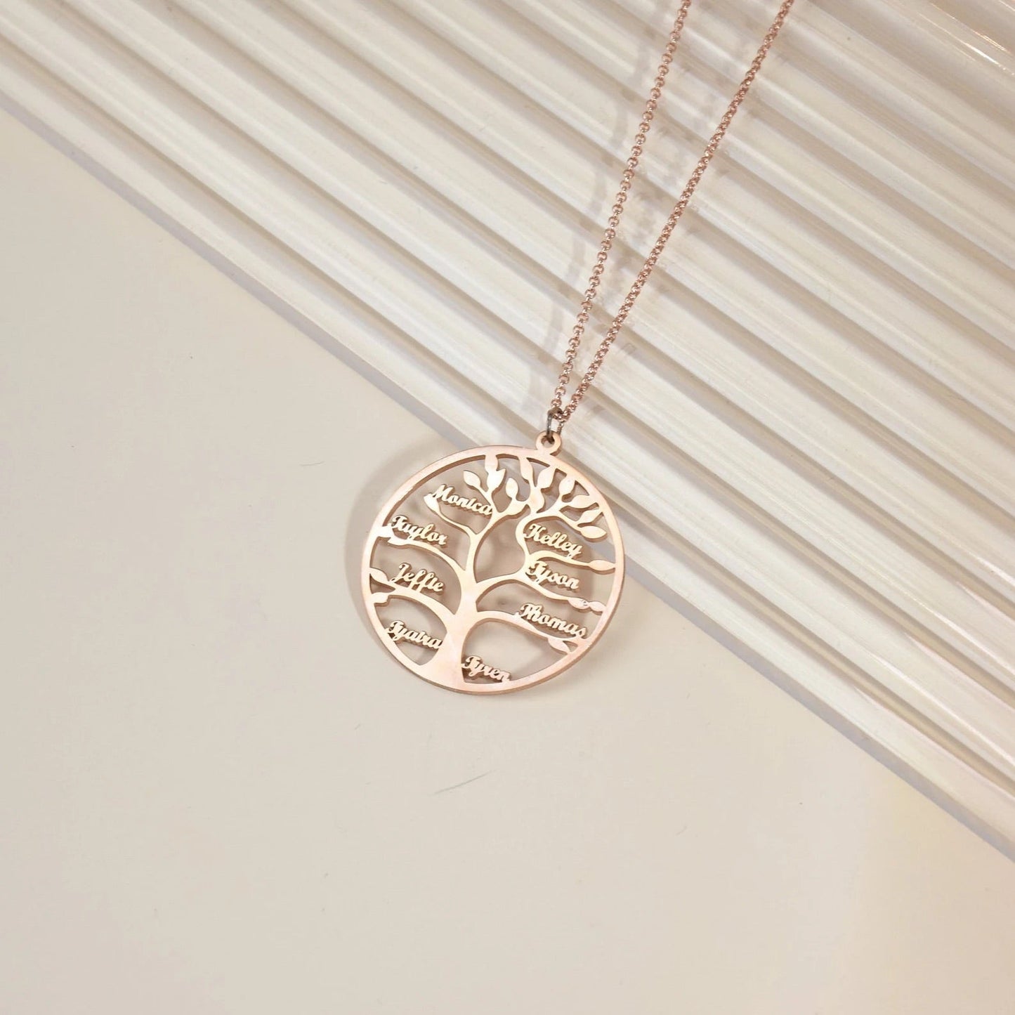Personalised Tree of Life Necklace – Handcrafted Bohemian Keepsake