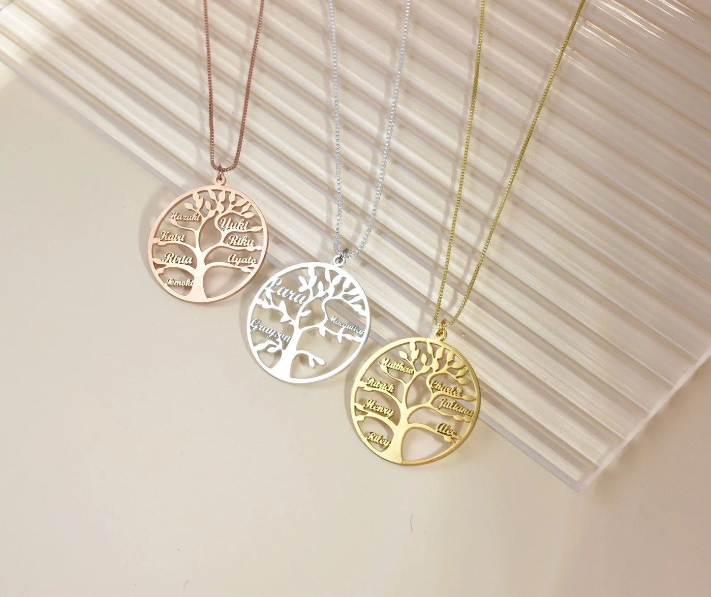 Personalised Tree of Life Necklace – Handcrafted Bohemian Keepsake