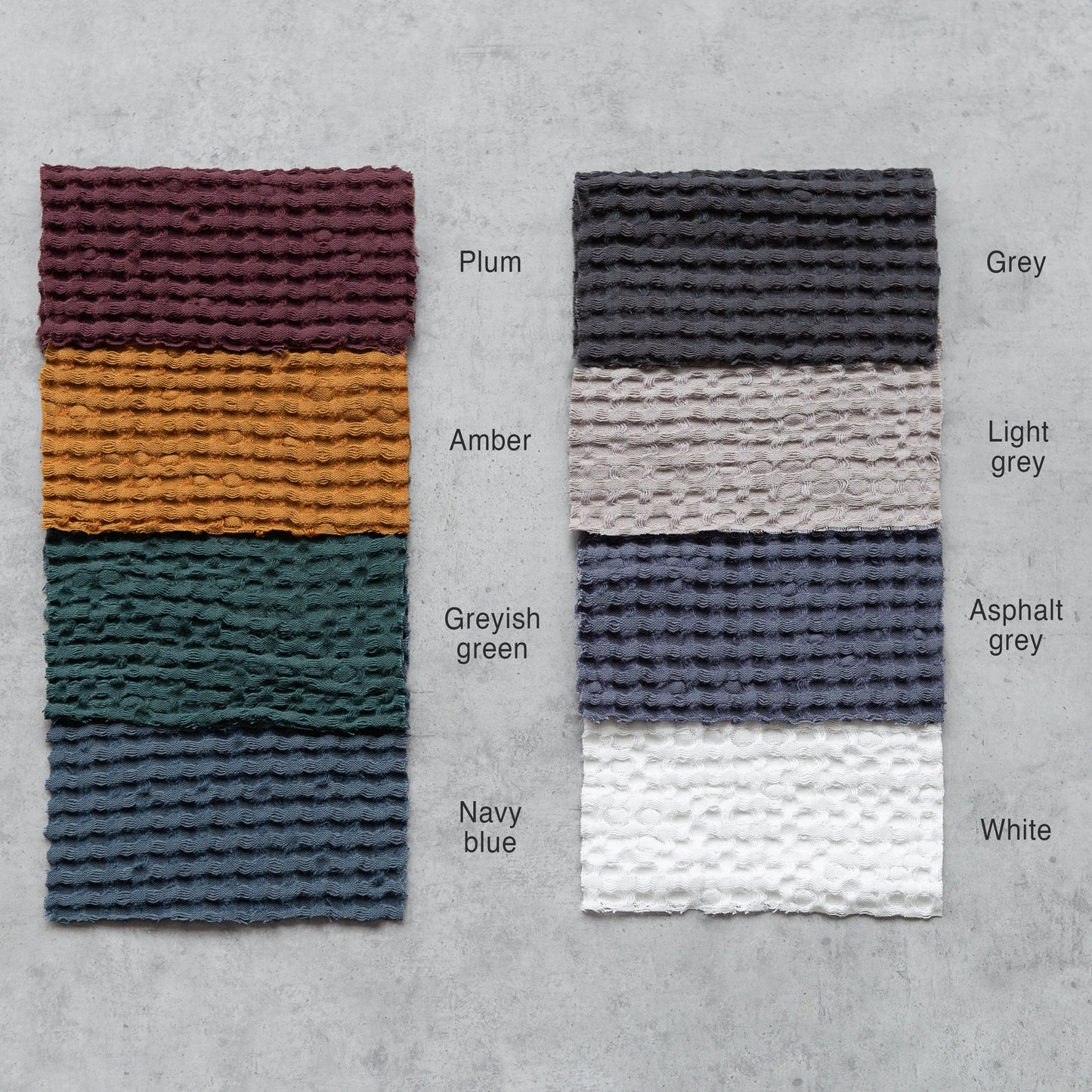 Amber Waffle Linen Towel Set