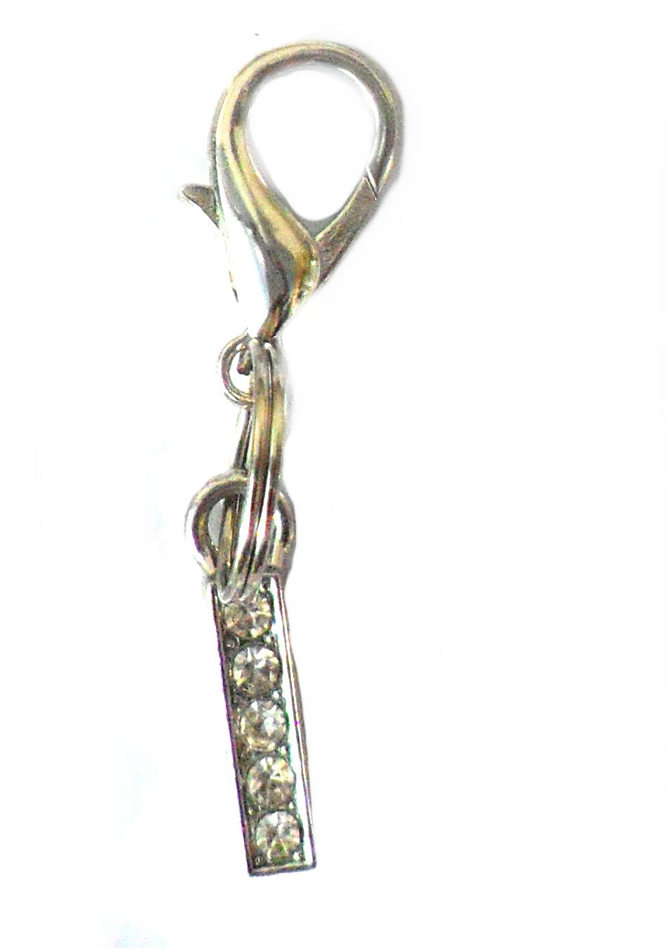 AZ krystal initialbogstav charme til kæledyrshalsbånd