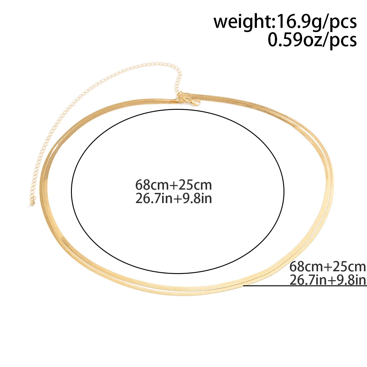 Elegant Snake Chain Waist Belt – Gold & Silver Summer Body Jewelry