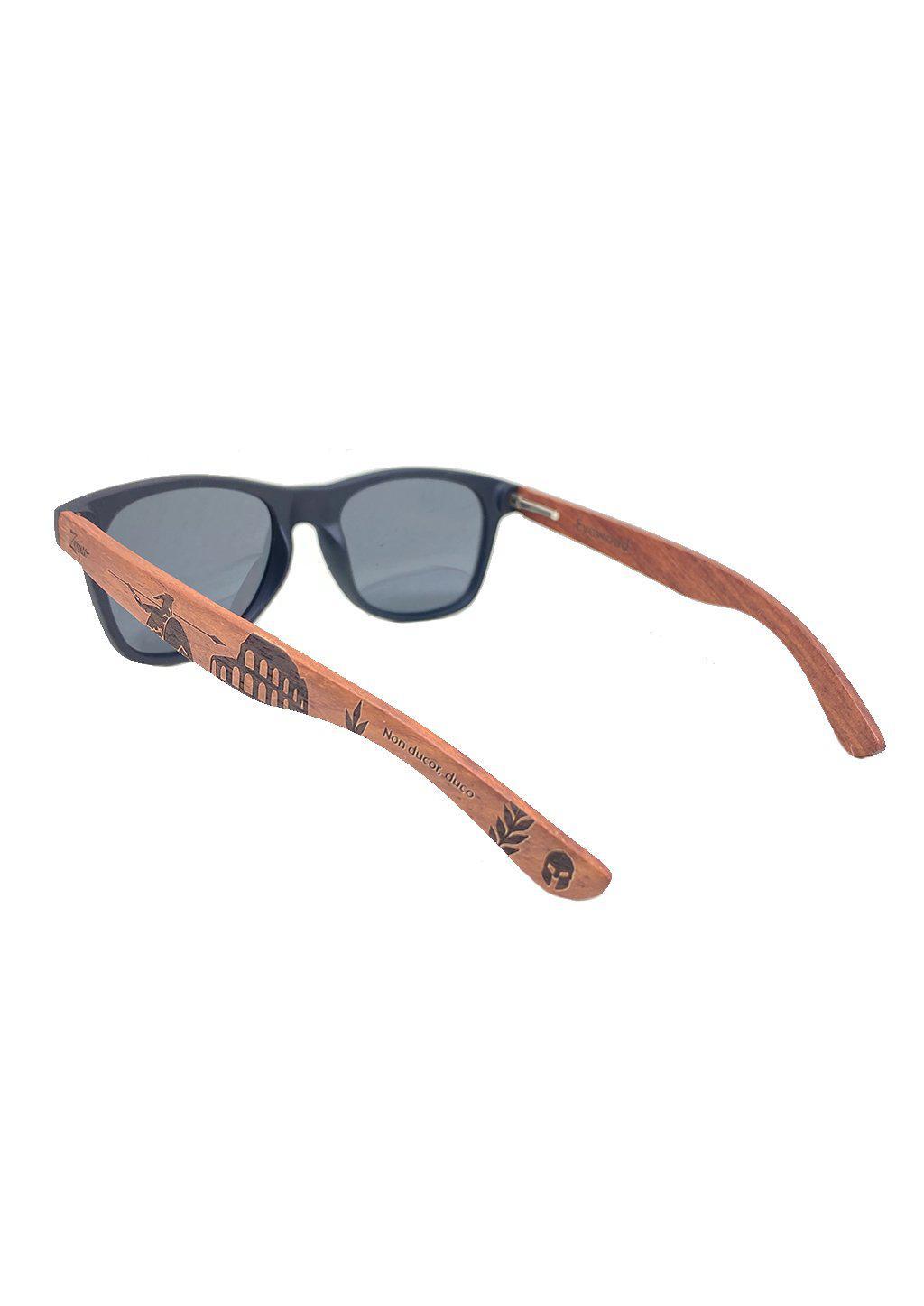 Eyewood “Safari” Engraved Wooden Sunglasses – Natural Walnut Edition