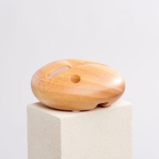 Golden Langur Wooden Phone Stand & Natural Sound Amplifier