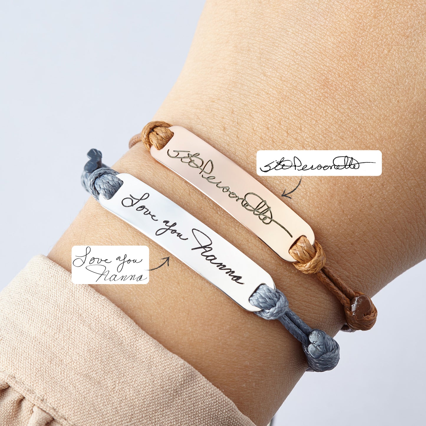 Personalised Handwriting Bracelet – Signature Keepsake