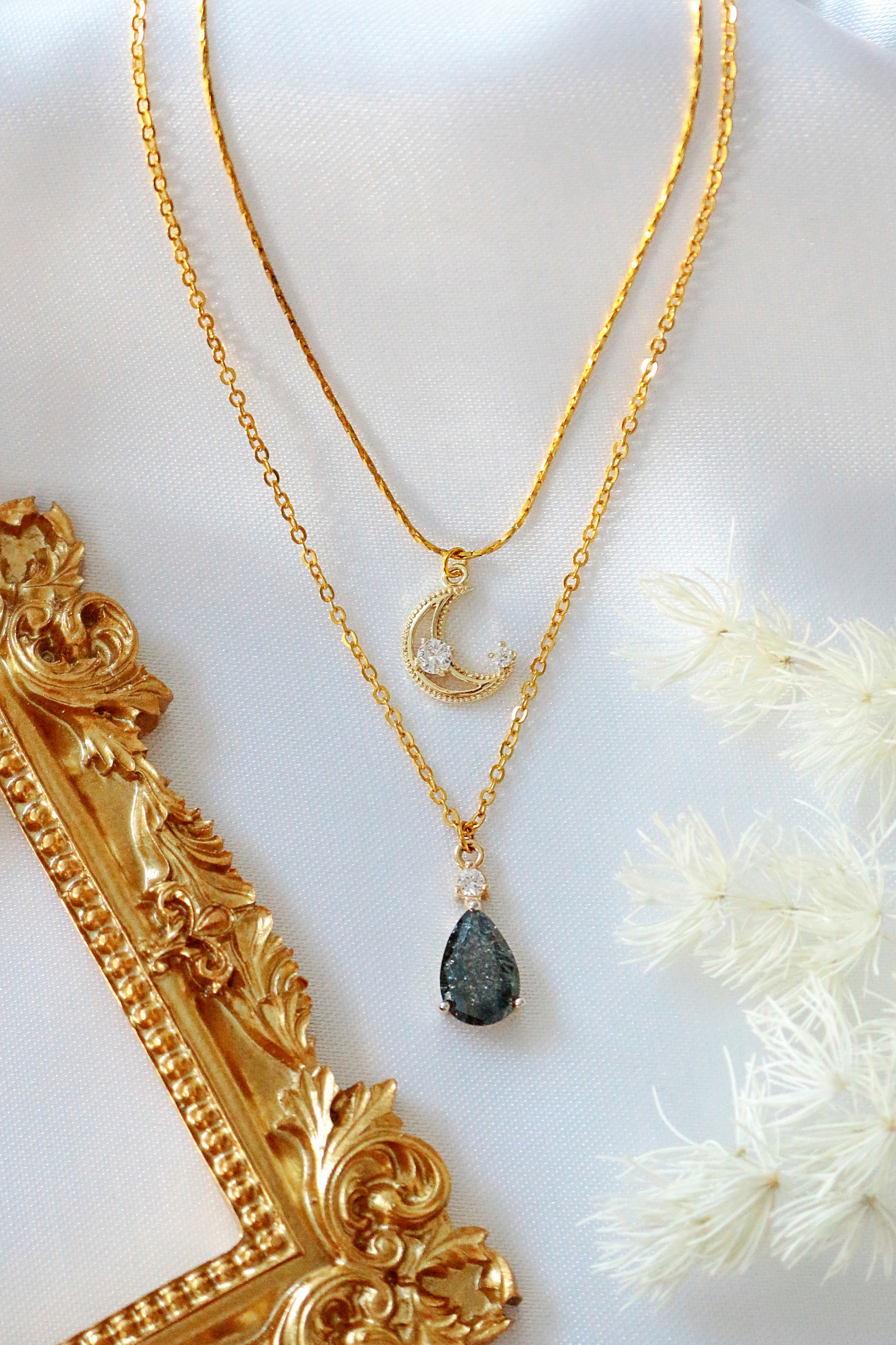 Moonlight Layers 18K Gold-Plated Necklace