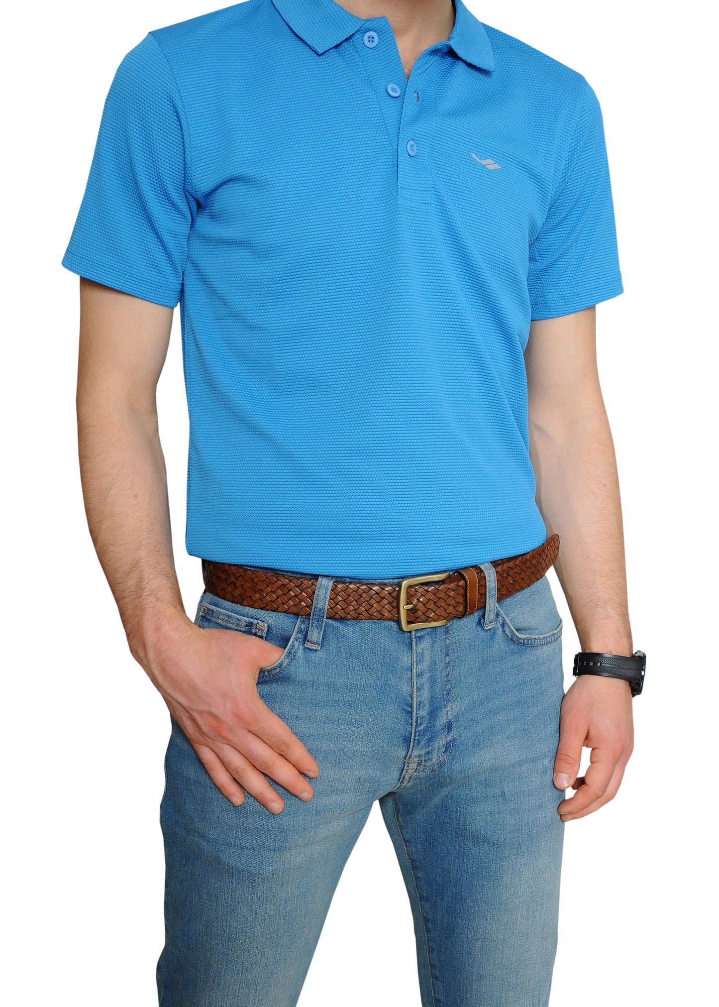 Galata Tan Woven Leather Men’s Belt – Classic Craftsmanship in a Warm Natural Shade