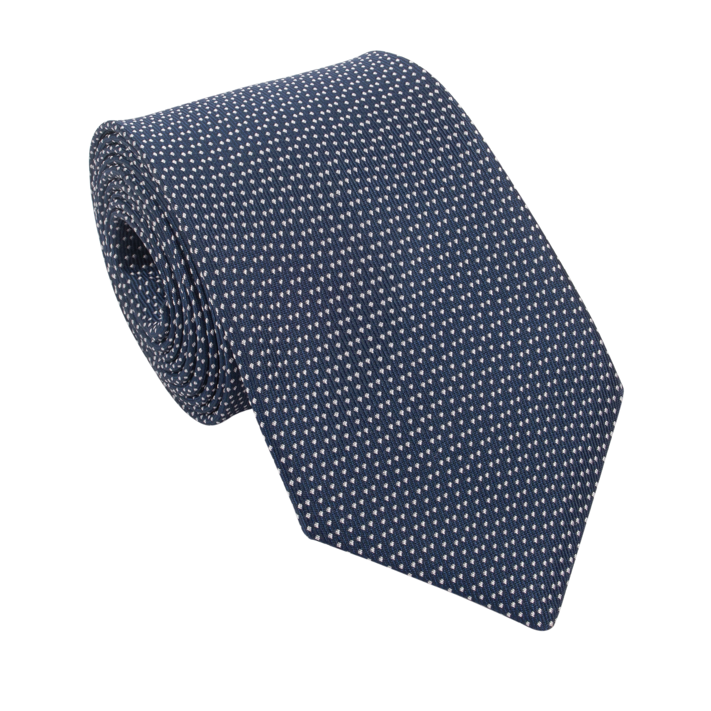 Navy Milano Silk Tie – Timeless Italian Elegance
