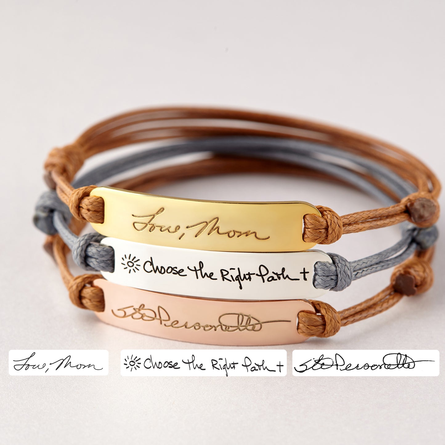 Personalised Handwriting Bracelet – Signature Keepsake