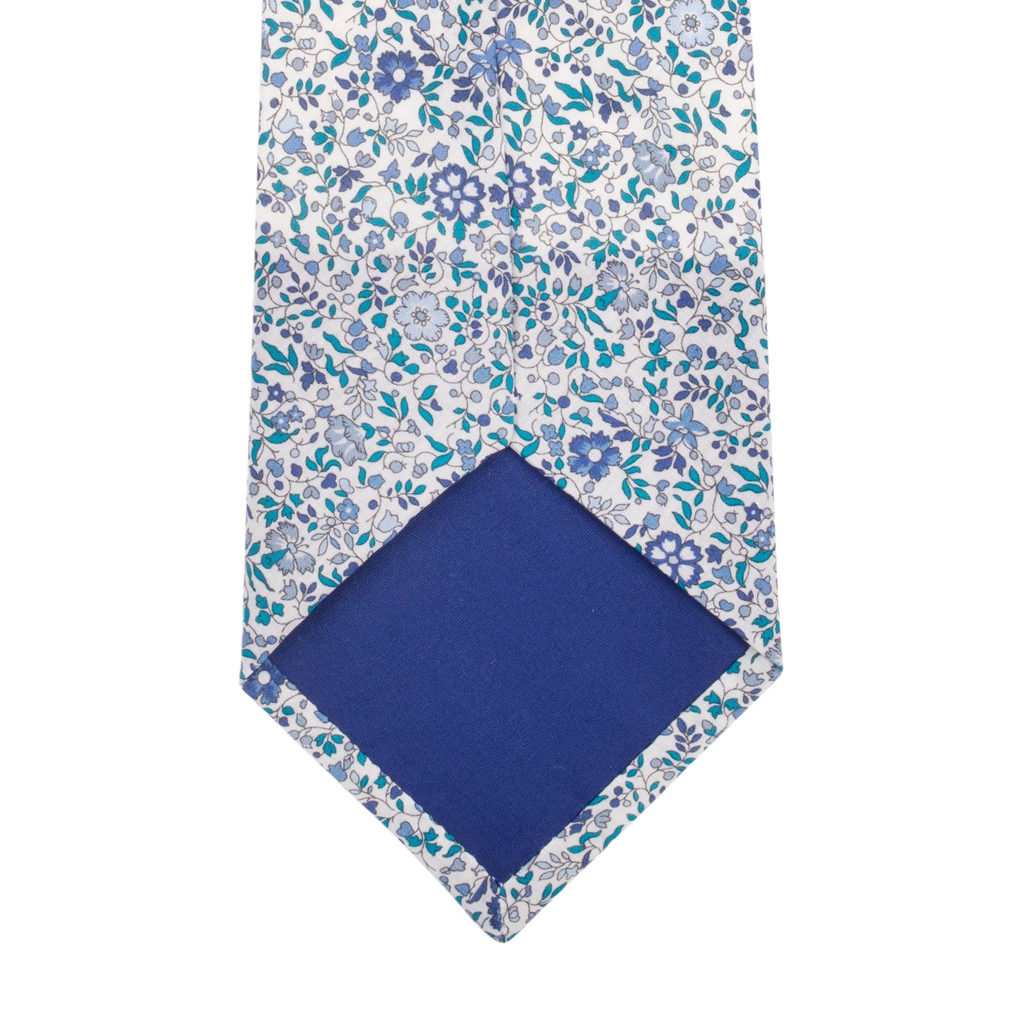 Blue Katie and Millie Liberty Cotton Tie – Soft Floral Classic