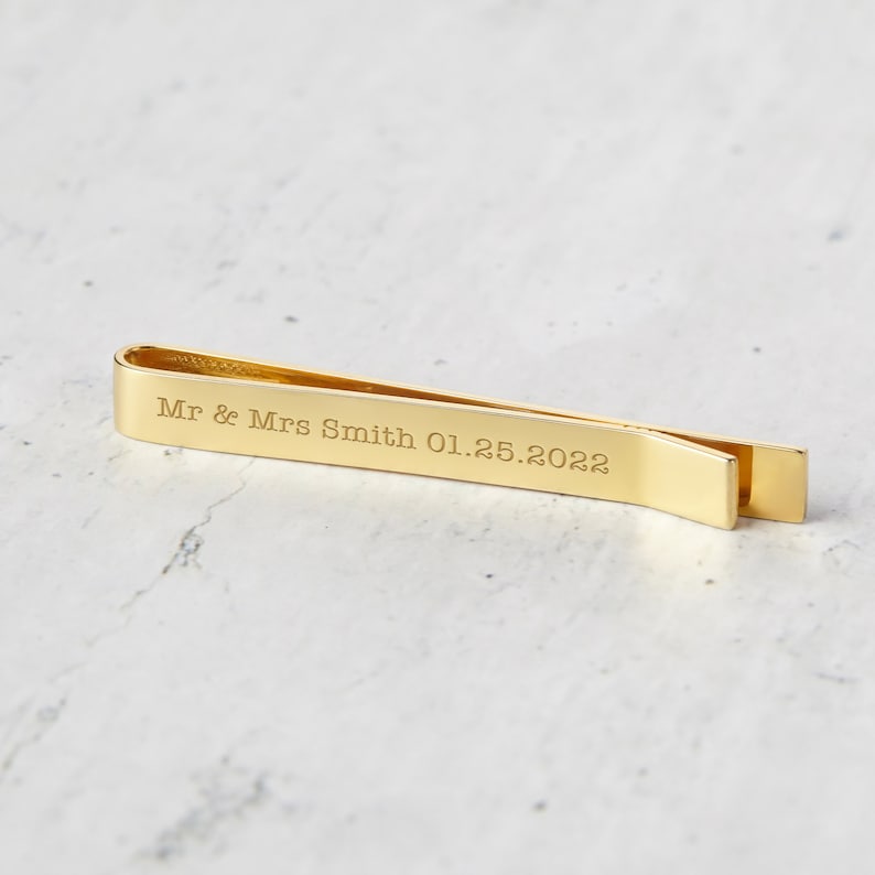 Personalised Engraved Tie Clip