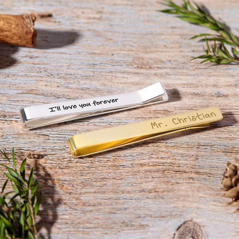 Personalised Engraved Tie Clip