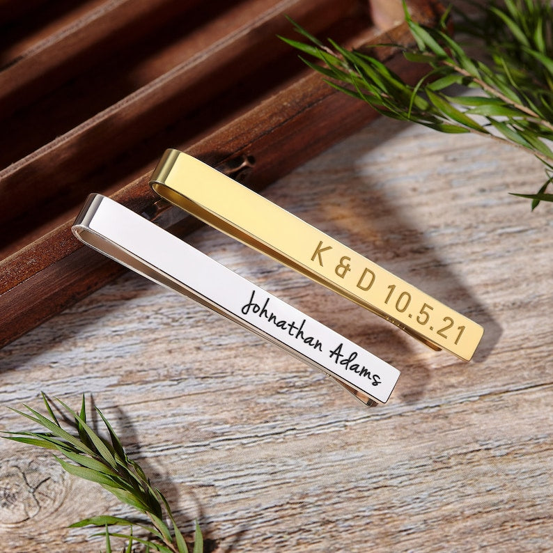 Personalised Engraved Tie Clip