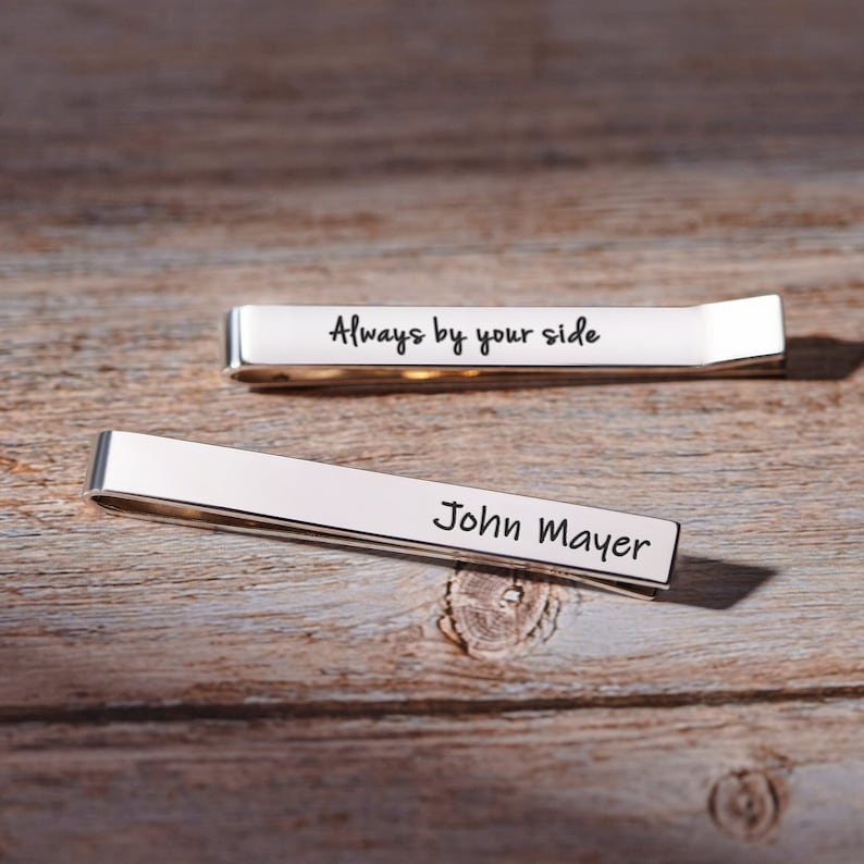 Personalised Engraved Tie Clip