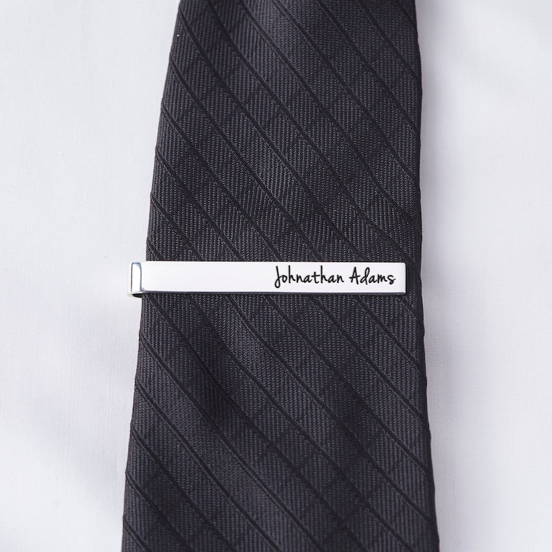 Personalised Engraved Tie Clip
